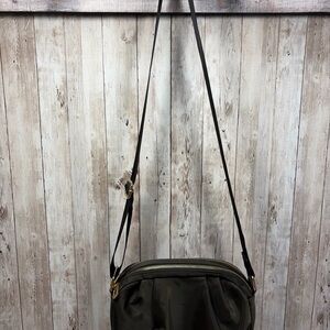 Beautiful Olive Green Nylon Shoulder Bag Crossbody Bag Adjustable Strap